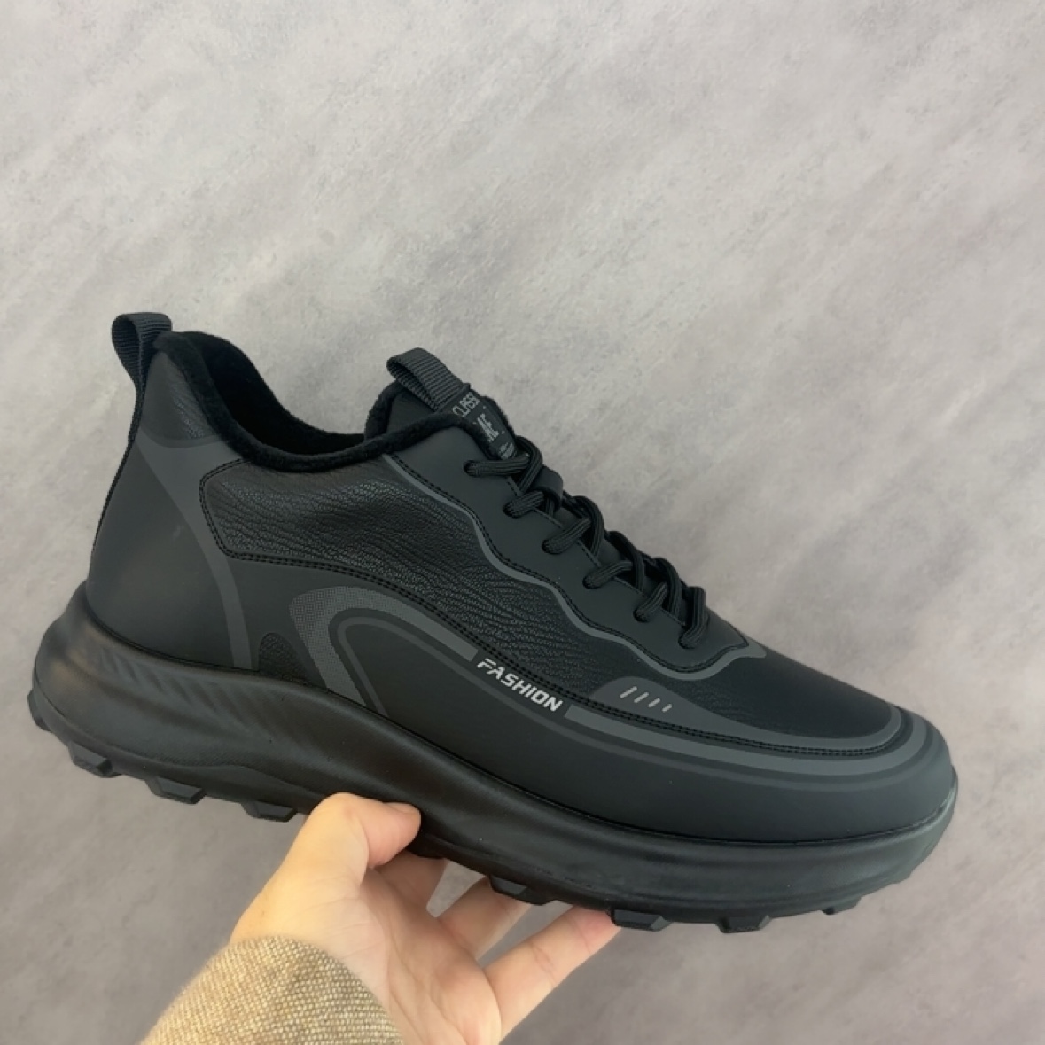 加绒男鞋2025冬季保暖青年百搭户外防滑时尚休闲鞋涉水鞋11316