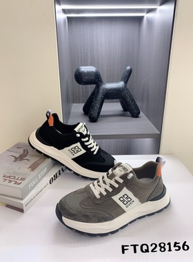 潮牌男士软底休闲运动鞋2025年秋新款时尚百搭网红阿甘鞋子28156