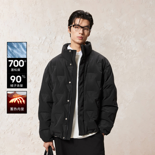 商务3D压胶发热内里宽松外套 羽绒服新款 绫致杰克琼斯男装 冬季