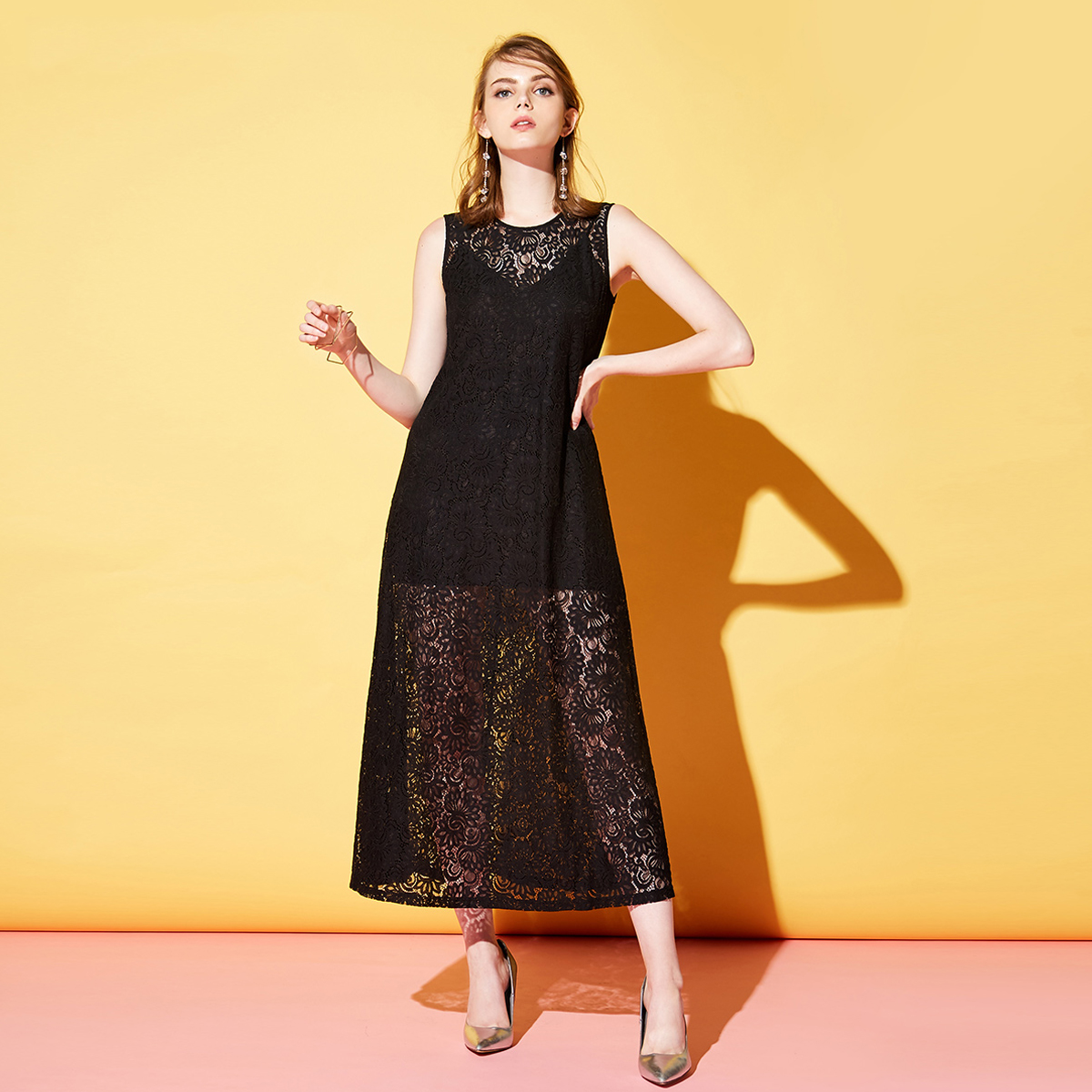 Vero Moda²à°Ú¿ª²æÁ½¼þÌ×ÀÙË¿Á¬ÒÂȹ|31737A540