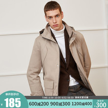 绫致|JackJones杰克琼斯春季新款男风衣棉服外套218309524
