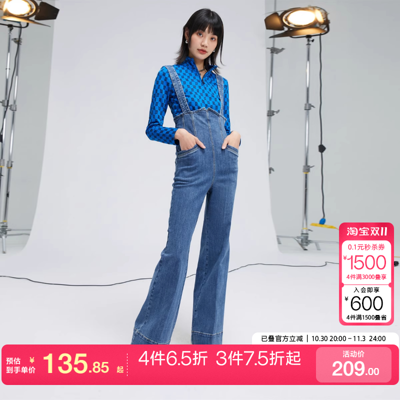 牛仔裤春夏背带牛仔裤春夏背带