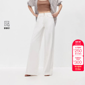 牛仔裤 绫致ONLY2026春季 水洗高腰宽松直筒裤 个性 女 新款