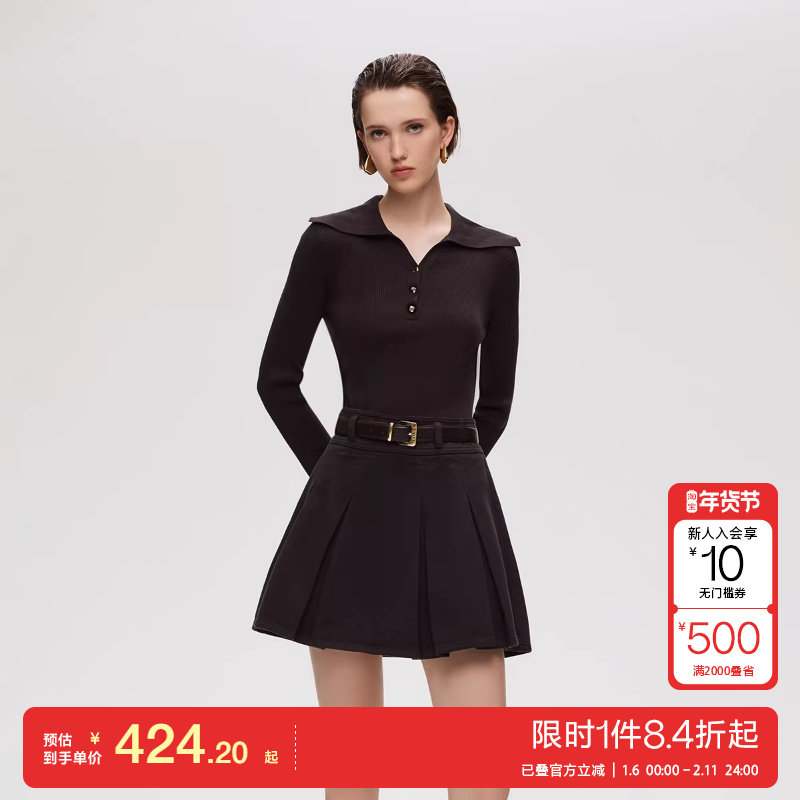 绫致ONLY2025秋季新款时髦针织拼接假两件牛仔短裙连衣裙女,女装/女士精品,连衣裙,淘宝优惠券,粉丝福利购,淘宝优惠卷