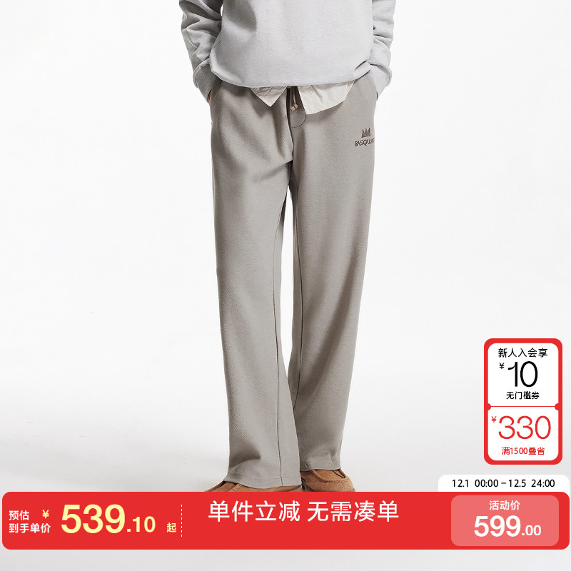 绫致杰克琼斯男装BSQ联名秋季休闲2025年新款宽松直筒长裤裤子