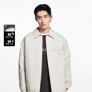 tq区绫致杰克琼斯冬联名布鲁克林队宽松潮流百搭翻领羽绒服男时尚