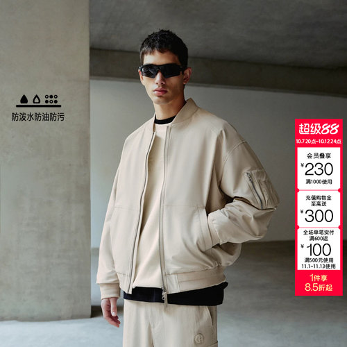 杰克琼斯棒球服领夹克外套男装