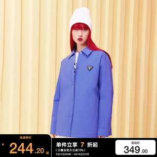 羽绒服女 直筒90白鸭绒三防3D胶标短款 新款 绫致ONLY2023秋冬季