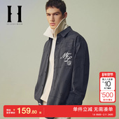 出街潮百搭衬衫 绫致SEASON HIGH新NFL联名纯棉舒适时尚 外套男