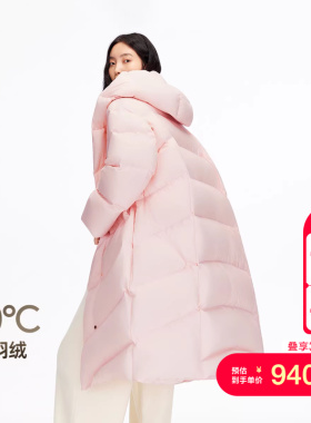 vq区绫致Vero Moda羽绒服25冬季90白鸭绒连帽纯马卡龙色简约茧型