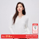 V领纯色针织衫 绫致ONLY2025秋冬新款 软糯亲肤舒适长袖 女