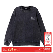 jq区绫致杰克琼斯春夏宽松圆领水洗印花刺绣上衣全棉长袖 卫衣男