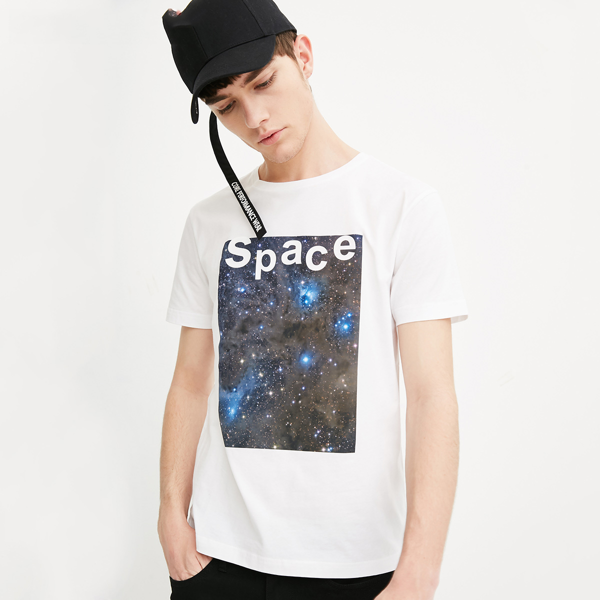 JackJones½Ü¿ËÇí˹Äд¿ÃÞ×Öĸ¶ÌÐäTÐôÉÀC|2181T4529