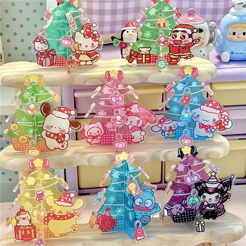 圣诞节可爱盲盒手办可爱摆件