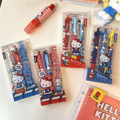 HelloKitty中性笔ST头按动式 3支装 可爱卡通学生文具书写凯蒂猫笔