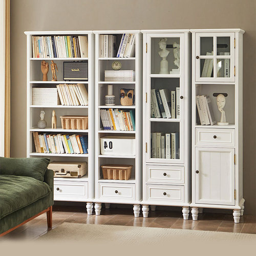 木之情书柜储物柜进口松木