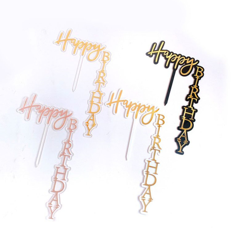 唯美亚克力转角直角Happy birthday 甜品台生日快乐蛋糕装饰插件,节庆用品/礼品,蛋糕/烘焙装饰用品,淘宝优惠券,粉丝福利购,淘宝优惠卷