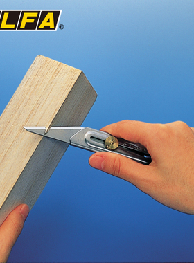 日本OLFA美工刀CK-2不锈钢多功能美工刀裁纸刀模型木工学生美术石膏木艺嫁接刀野营刀手工可水洗锋利34B