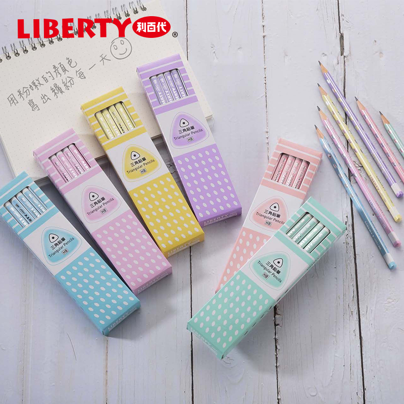 liberty利百代三角hbhb铅笔铅笔