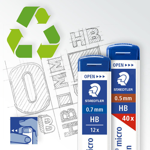 staedtler进口石墨自动铅芯