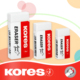 欧洲KORES高乐士三净橡皮擦无碎屑不留痕小学生美术素描用美术生儿童橡皮擦TPE材质白色马卡龙色无痕橡皮擦z