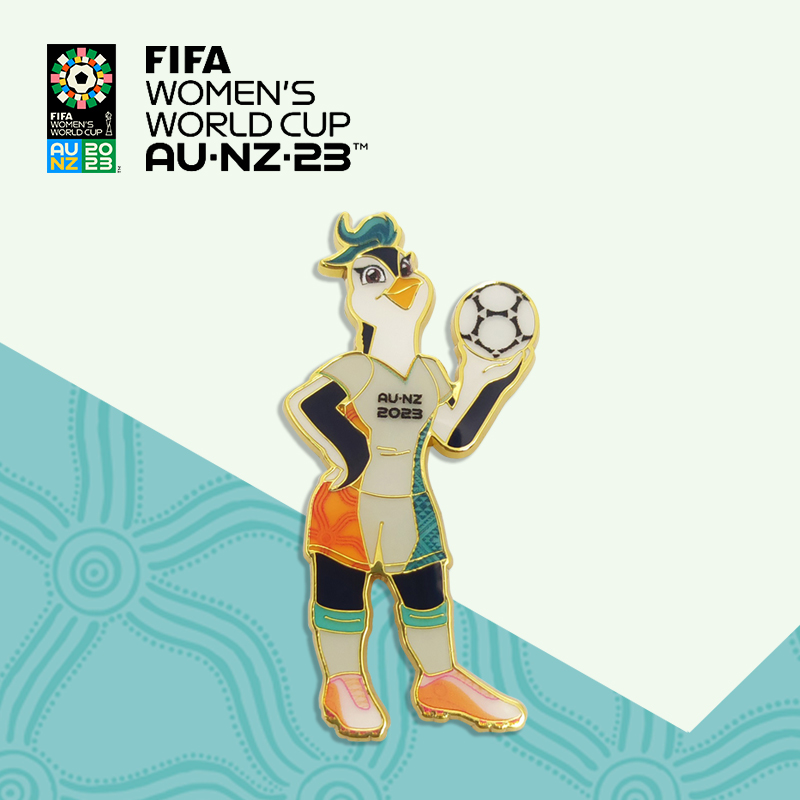 FIFA女足世界杯2D吉祥物徽章套组