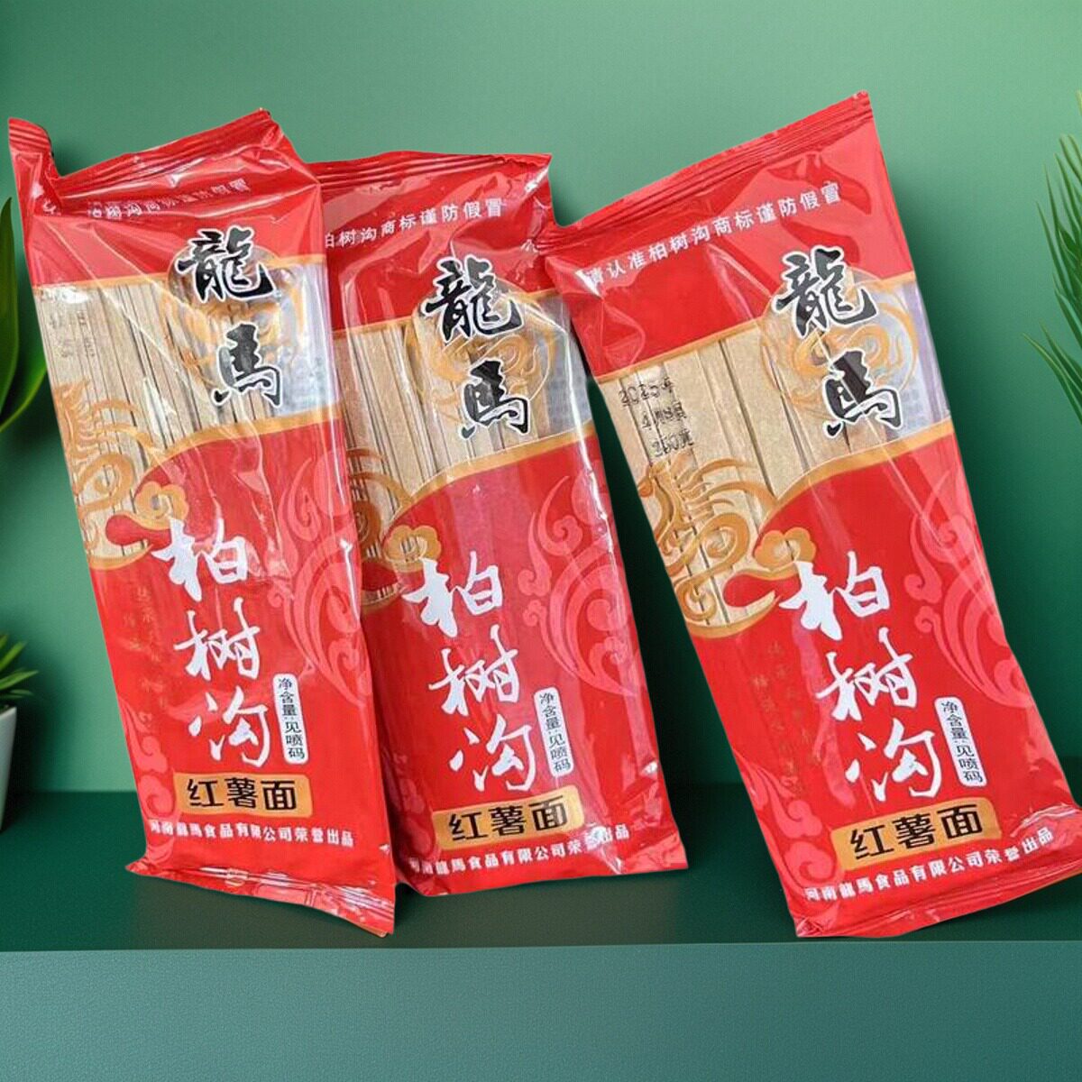 洛阳龙马面条低脂粗粮粗面条细面条乡村挂面汤面条河南特产捞面条