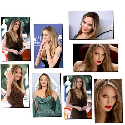 安吉丽娜朱莉】小卡贴海报贴纸吧唧照片徽章挂画挂饰日台历