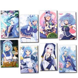 为美好的世界献上祝福】周边卡贴海报贴纸画报照片挂饰徽章