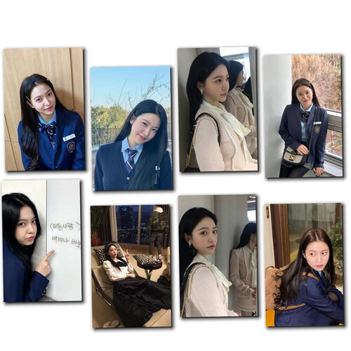 金艺琳Yeri清潭国际高中小卡贴纸海报吧唧照片徽章挂画挂饰日台历