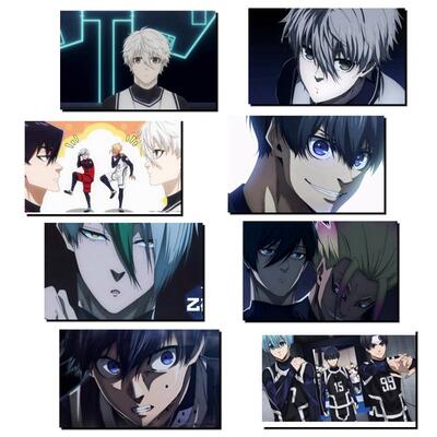 蓝色监狱 VS U-20 JAPAN】 小卡贴海报贴纸吧唧照片徽章挂画挂饰