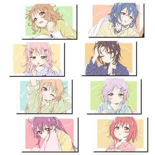 摇曳百合周边卡贴海报贴纸吧唧照片挂饰徽章布挂画台历