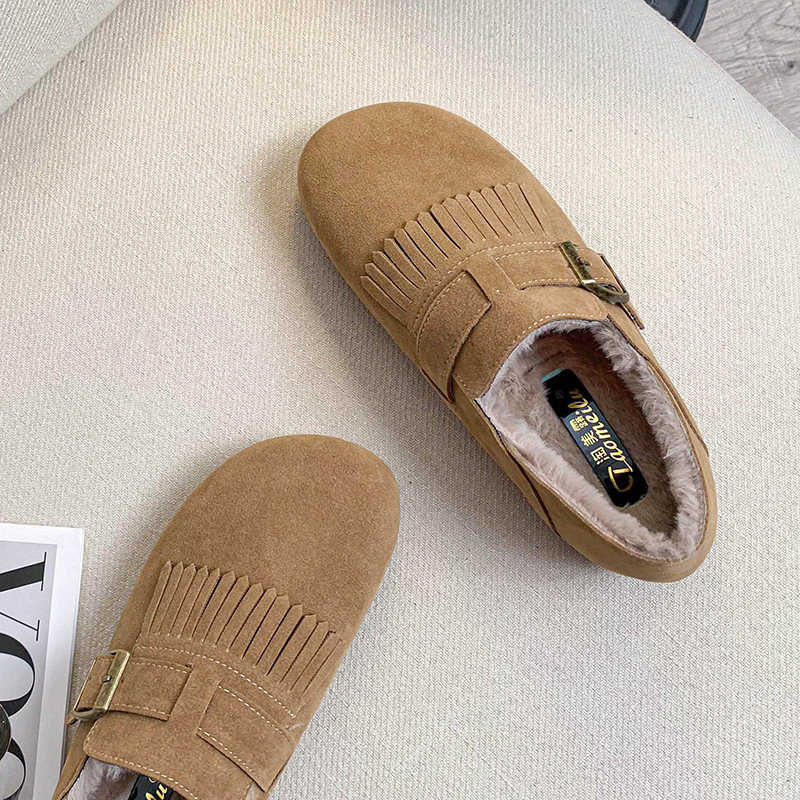 【免费试穿】全包加绒保暖勃肯鞋