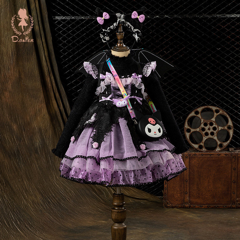 D.Bkyer女童秋冬库洛米公主裙