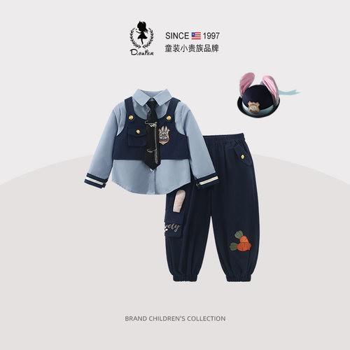 D.Bkyer女童朱迪兔子警官套装