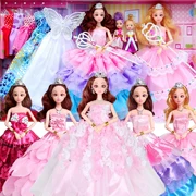 Barbie Set Girl Đồ chơi giáo dục Hộp quà tặng Balala Little Magic Fairy Magic Stick Drop Love Set Princess - Búp bê / Phụ kiện