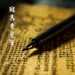 中国风古风书法学生成人练字小楷中楷笔软头 白糖杂货 斑马秀丽笔