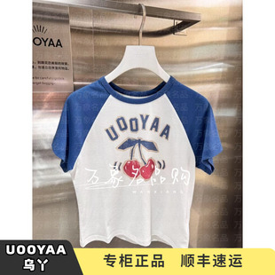 UOOYAA 專柜正品 UY25342T128142針織上衣 999 烏丫2025秋季