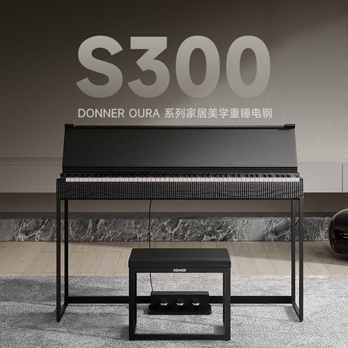 唐农（DONNER）R/S300 OURA系列电钢琴电子琴进阶专业重锤88键