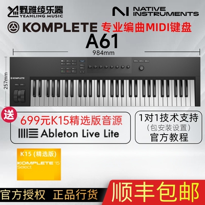 NIA61/S49MIDI键盘专业半配重