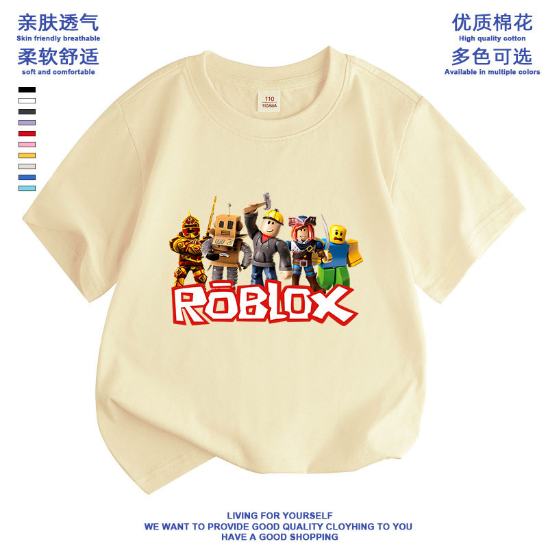 休闲短袖夏天新品纯棉RobT恤