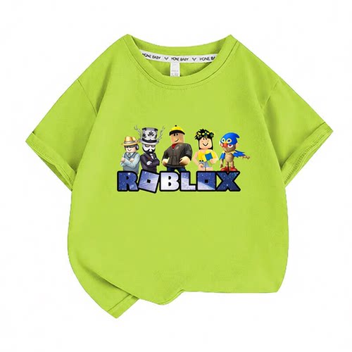 短袖ROBLOX周边儿童短袖tT恤