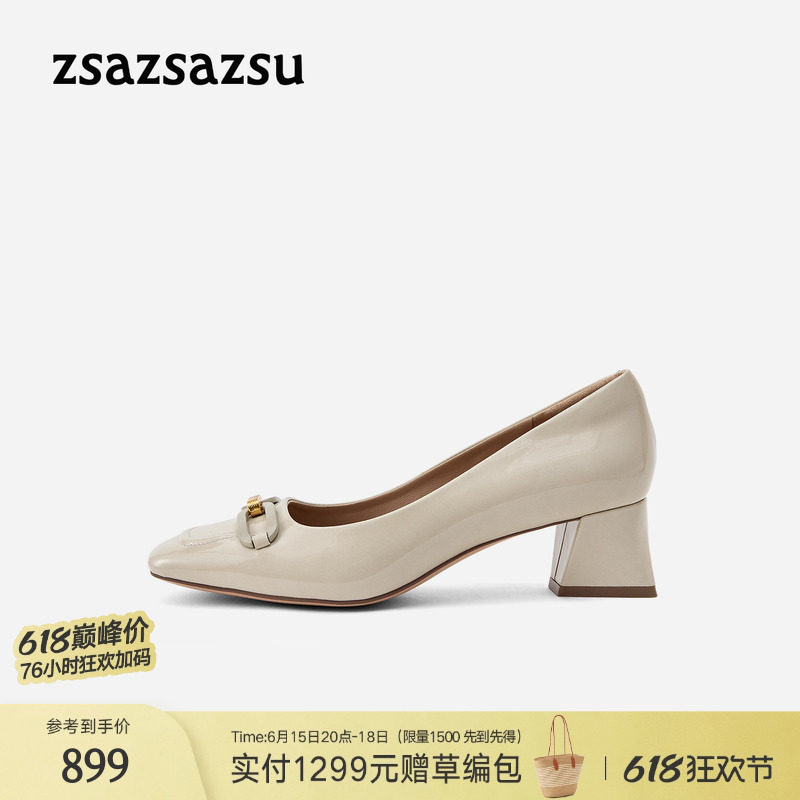 莎莎苏舒适职场通勤百搭女高跟鞋