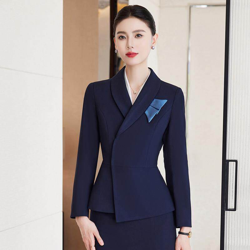 职业西装套装秋季美容师高端气质美容院酒店前台经理珠宝店工作服