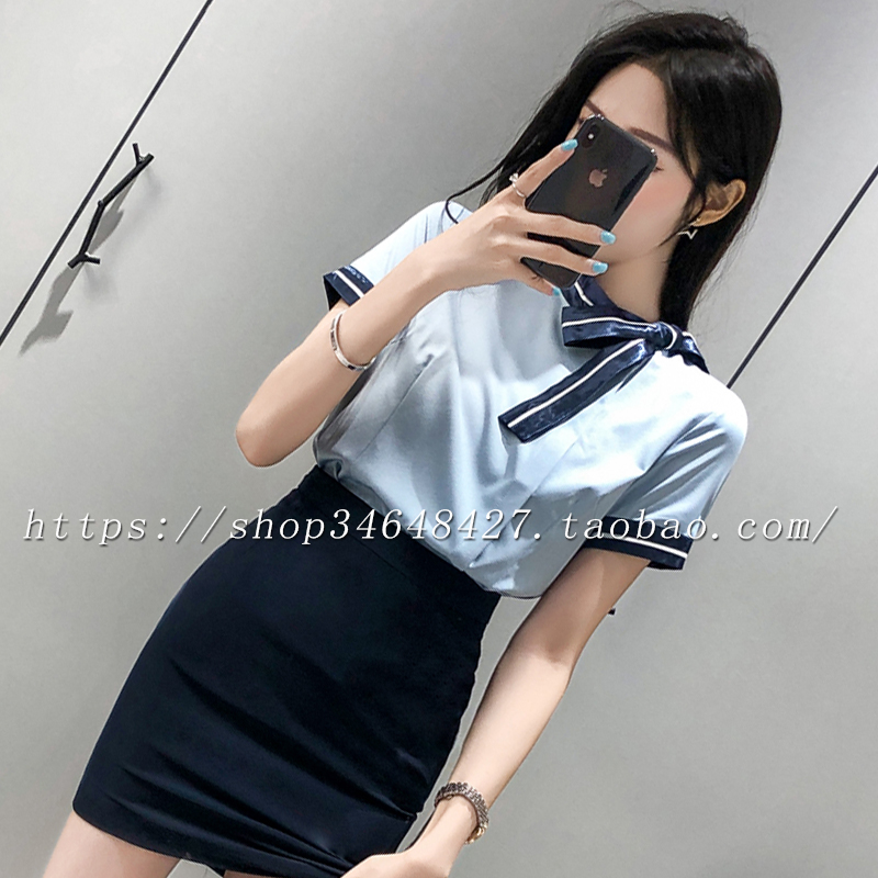 职业装女装轻熟套装酒店前台足浴美容师美容院技师服工作服女夏季
