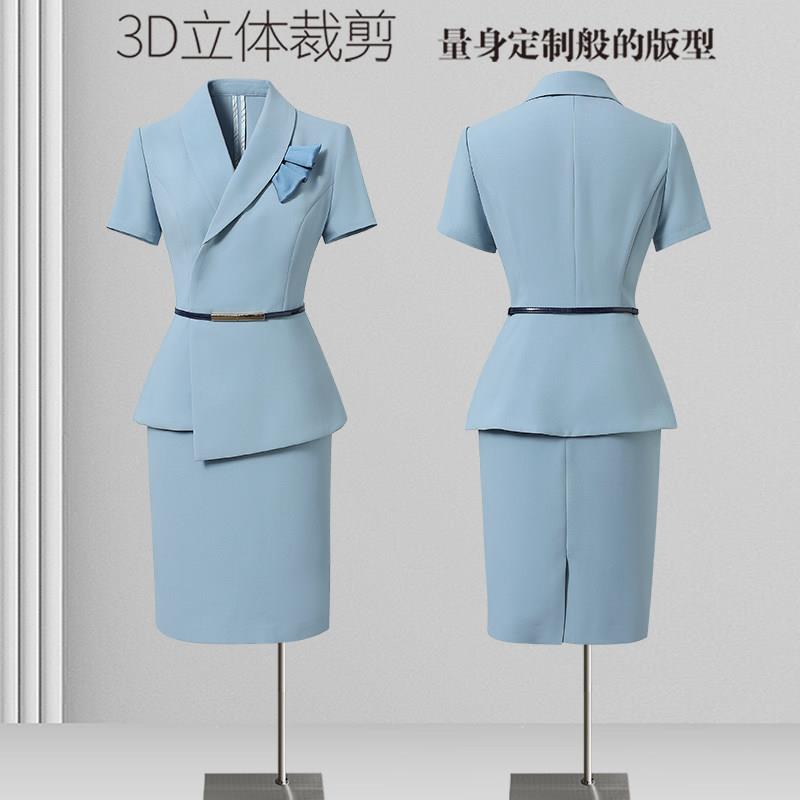 美容院职业套装女夏季短袖薄款工装气质时尚医美样品屋展示中心案