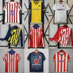 0405 Atletico Madrid Home and Away Jerseys No. 9 Torres Suarez No. 8 Griezmann Retro Long and Short Sleeve Jerseys