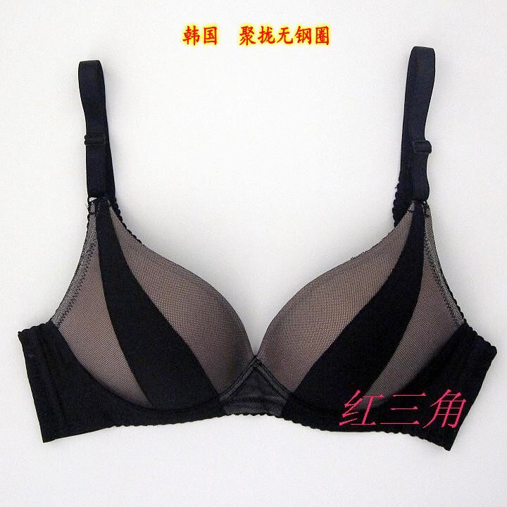 特价专柜纯色光面圆润防下垂内衣