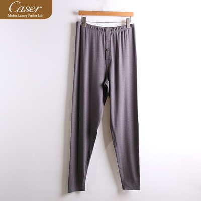凯撒caser男士倍暖鹅绒蛋白羊毛保暖长裤线裤打底秋裤AN61-5087