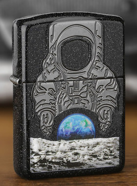 正版芝宝防风煤油打火机阿波罗登月50周年纪念限量盔甲星光漆收藏